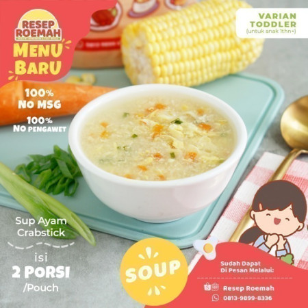 Resep Roemah Sup Ayam Crabstick / Chicken Crabstick Soup