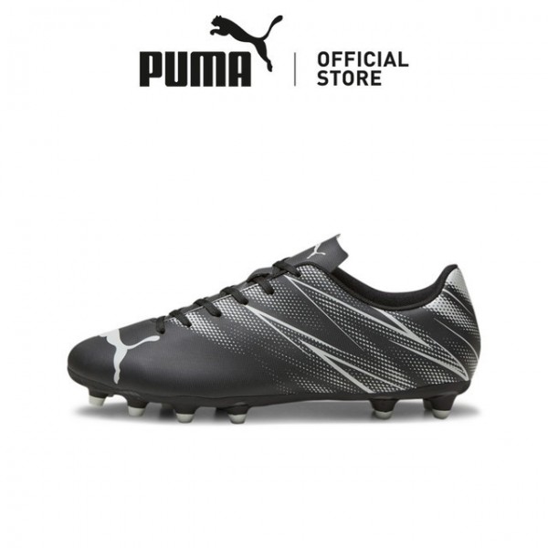 PUMA Sepatu Bola ATTACANTO FG/AG Football PUMA Black-Silver Mist - 43