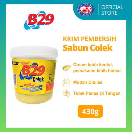 B29 Cream Cup 430gr Sabun Colek Kuning Pembersih Pakaian