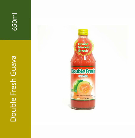 Double Fresh Manggo Fruit Drink Concentrate Minuman Buah Mangga 650ml