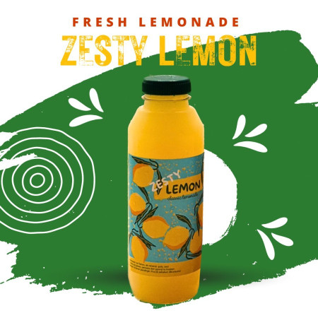 Minuman Lemonade Original Super Segar. Zesty Lemon. 1 Liter Siap Minum