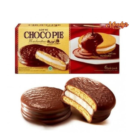 Lotte Chocopie isi 12 pcs / snack / makanan ringan / camilan / coklat
