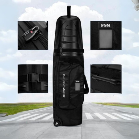 PGM Waterproof Golf Hard Cover Travel Bag Aircraft With Wheels
