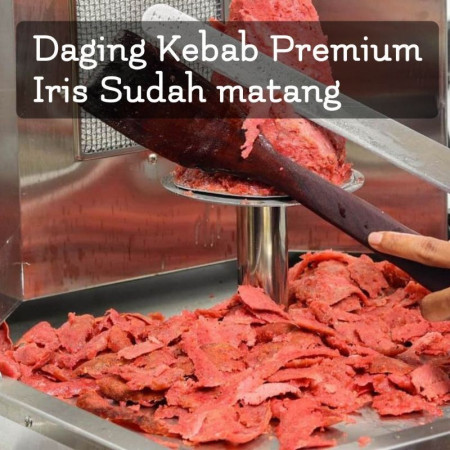 Daging Kebab Slice 500gr Premium Halal BPOM MUI Kualitas Resto