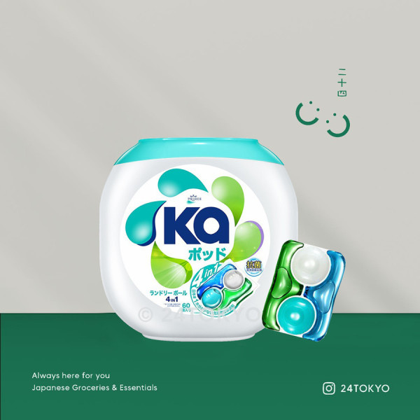 KA Prince detergen kapsul pelembut antibacterial attack molto jepang