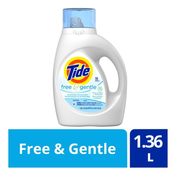 Tide Detergent Liquid Free & Gentle 1.47 L