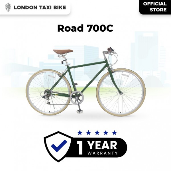 Sepeda London Taxi Road Bike 700C - British Green