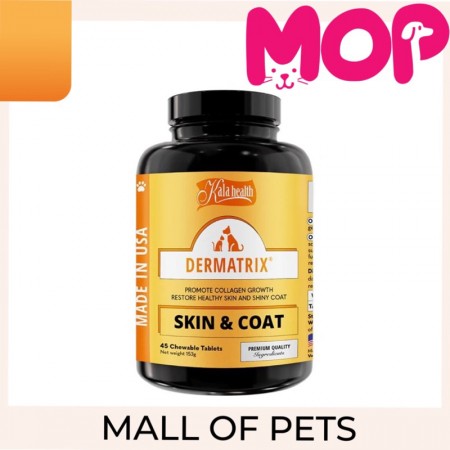 Dermatrix Tropical Vitamin Bulu Anjing Kucing 45 Tablet