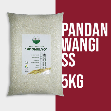 Beras Organik / Organic Rice Pandan Wangi 5kg