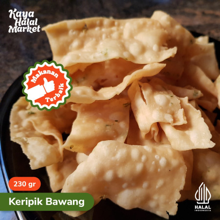 Keripik Bawang Homemade 230gr Gurih, Renyah Kaya Halal Market