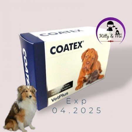Coatex EFA Capsule VetPlus Vitamin Bulu & Kulit Anjing Kucing Per Strip (15 Capsul)