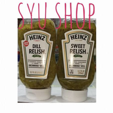 Kraft Heinz dill pickle pickled relish sweet gherkins acar timun dills