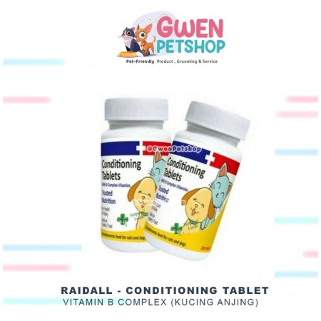 Raid-All Conditioning Tablets -- Vitamin kucing anjing isi 200 tablet