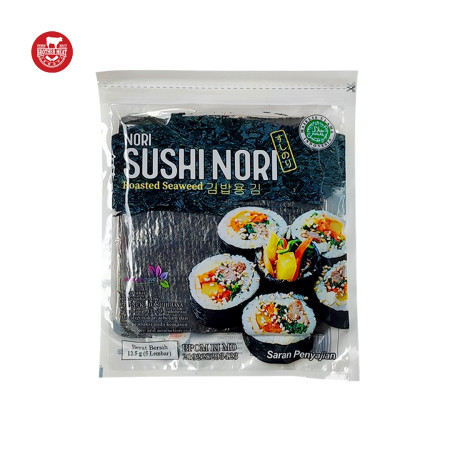 Java Super Food, Sushi Nori Gold Rumput Laut - Isi 5