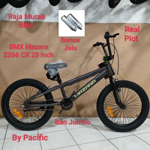 Sepeda Anak Bmx Mazara 2266 CX 20 Inch Ban Jumbo By Pacific - Black Yellow