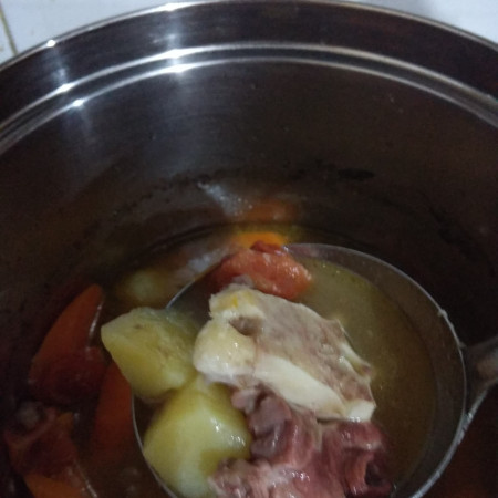 Sop buntut sapi oxtail soup 500ml frozen food