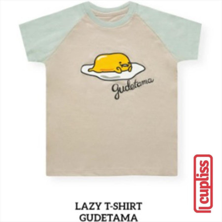 Lazy Little Palmerhaus T-Shirt Gudetama Kaos Anak - 1 Years