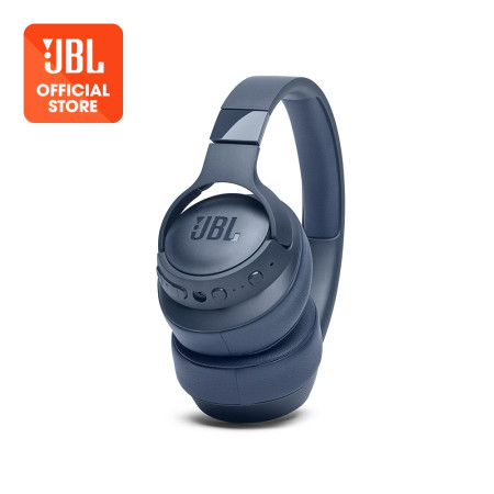 JBL Tune 760NC Foldable Over-Ear Wireless Headphones - Biru