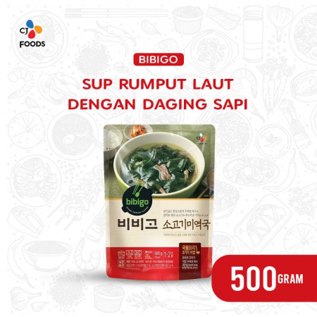 BIBIGO Sea Mustard Soup / BIBIGO Sup Rumput Laut & Daging Sapi 500 Gram