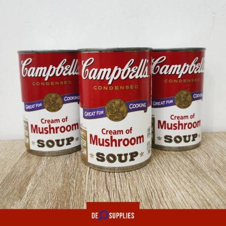 Campbell's Cream of Mushroom Soup 305gr - Sup Krim Jamur Campbell USA