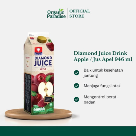 Diamond Juice Drink Apple 946 ml / Jus Apel 946 ml
