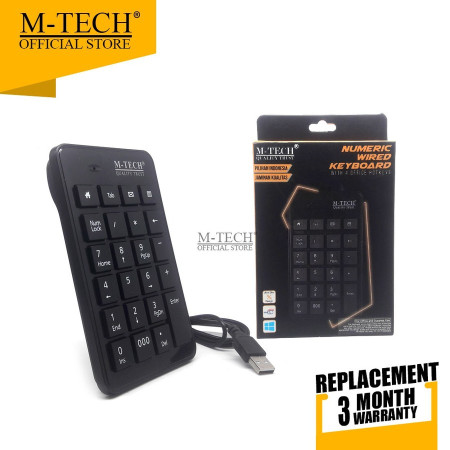 M-Tech Numerik Keyboard Keypad Angka Kasir USB