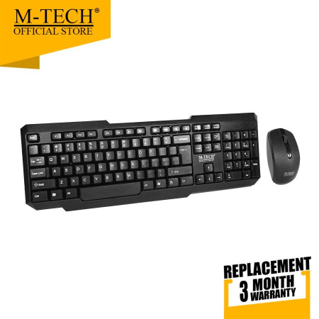 M-Tech Keyboard Combo Mouse Wireless STK 04