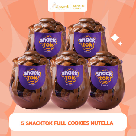 Bittersweet by Najla - Bundling 5 Snacktok Full Cookies Nutella
