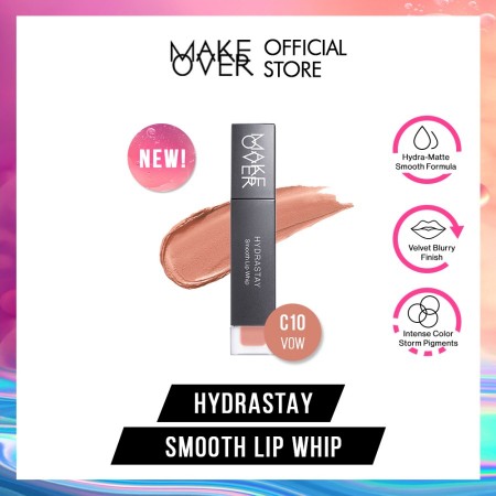 MAKE OVER Hydrastay Smooth Lip Whip 6.5 g - Lip Cream - C10 Vow