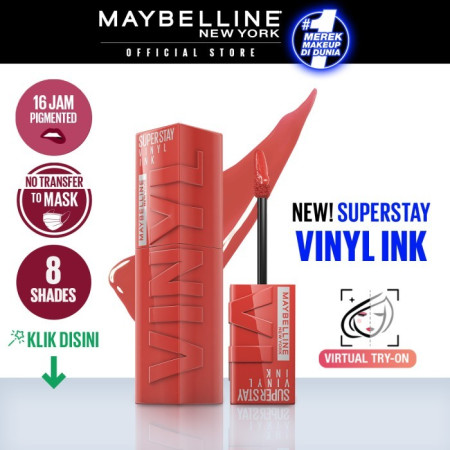 Maybelline Superstay Vinyl Ink - Liquid Lipstick - Saucy