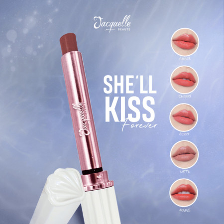 Jacquelle She'll Kiss Forever - Disney Princess Ariel Edition Lipstick - Latte