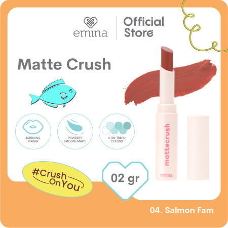 Emina Mattecrush 2gr - Lipstick - Lip Matte - 04 Salmon Fam