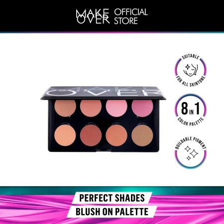 Make Over Perfect Shade Blush On Palette 8 x 3.5g