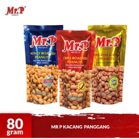 MR. P kacang kacang madu spicy bawang 80gr