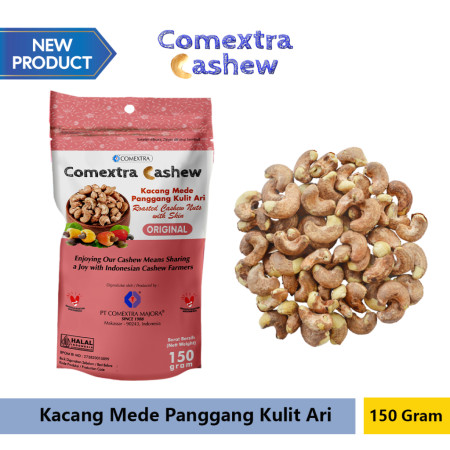 Kacang Mede Comextra Panggang Kulit Ari / Roasted Cashew Skin
