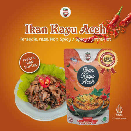 Makanan Siap Saji Ikan Kayu Khas Aceh | Olahan Makanan Halal Ikan Kayu Aceh Suwir
