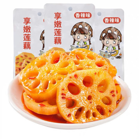 Snack Lotus Pedas Siap Saji/30gram ShinBuWang snack akar teratai pedas
