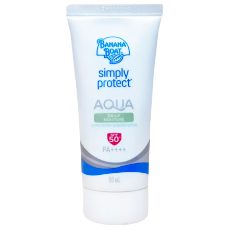 BANANA BOAT  Simply Protect Aqua Daily Moisture Sunscreen Lotion SPF50+ 50ml