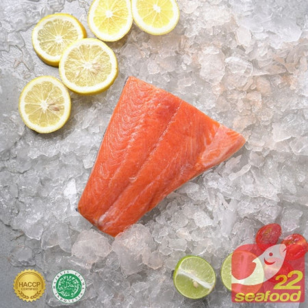 Ikan Salmon Fillet 500 Gram Ekor / Sashimi Grade / Seafood 22