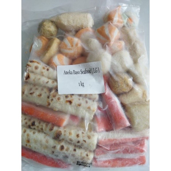 Bakso Seafood 1 Kg / Mix Seafood / Baso Seafood Curah