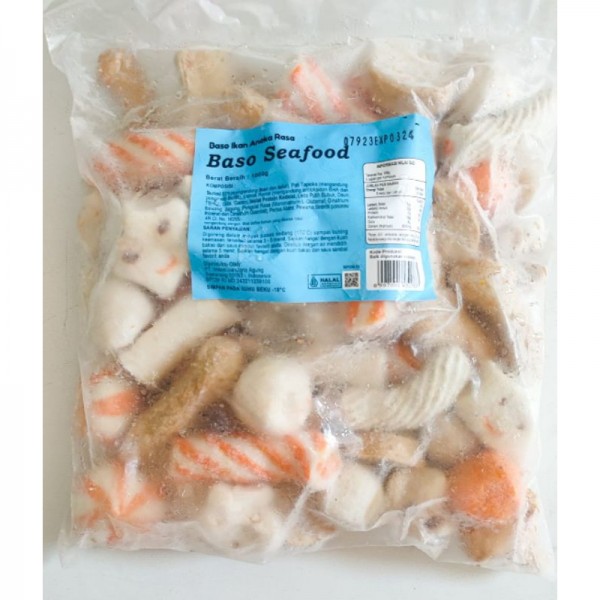 Bakso Seafood 1 Kg / Mix Seafood / Baso Seafood Curah