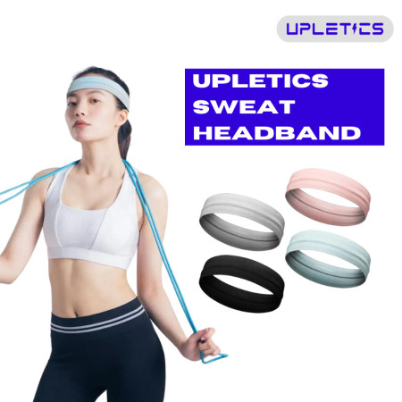 Upletics Sweat Sport Headband Anti Slip | Ikat Kepala & Bando Olahraga