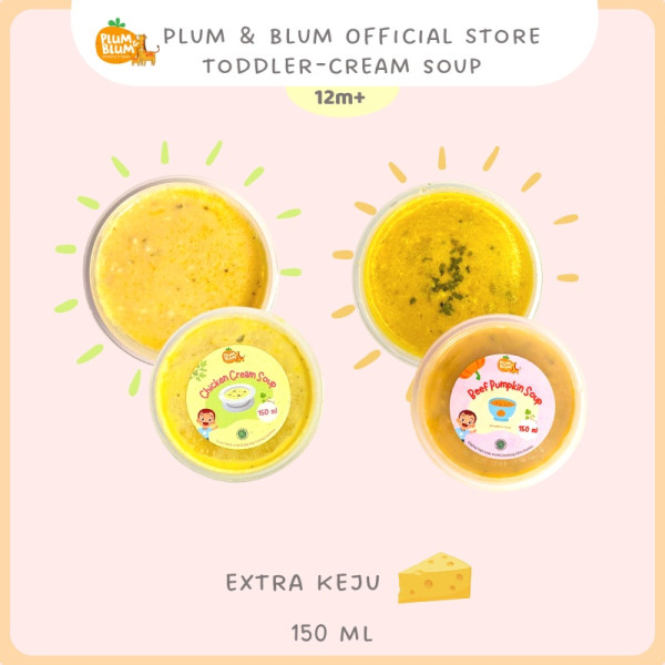 Plum & Blum Cream Soup Mpasi Pumpkin Soup Dairy - 1 Cup