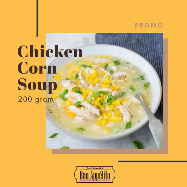 Chicken And Corn Chowder Soup 200 Gram / Sop Jagung / Ready To Eat