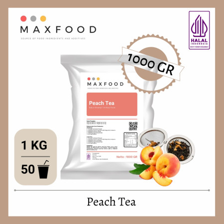 Peach Tea/ Teh Persik/ Bubuk Minuman Peach Tea/ Peach Tea Powder 1kg