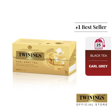 Twinings Teh Hitam Celup Rasa Bergamot Earl Grey Tea 25x2gr