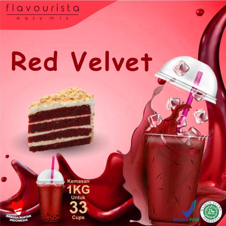 Flavourista Bubuk Minuman Murah Rasa Red Velvet / Red Velvet Powder 1000 gram