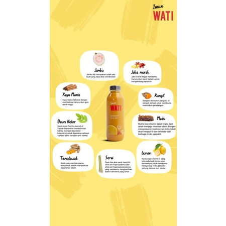 LEMONWATI bpom 500ml dan imunwati 500ml diet langsing sari lemon minuman herbal alami BPOM HALAL