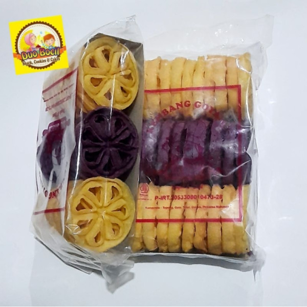 Kue Kembang Goyang Manis Gurih (isi 24 pcs) - Duo Bocil Snack