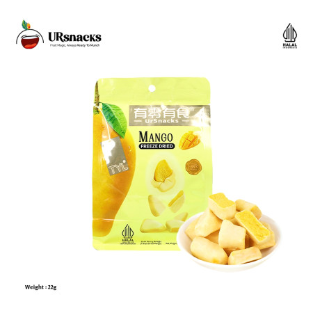 URSNACKS Freeze Dried Mango - Snack Keripik Buah Mangga